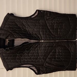 American Heritage Dawson & Brooks Black  Quilted Vest Med rugged